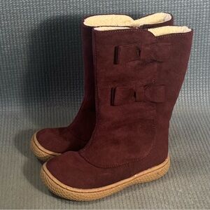 Livie & Luca NEVE Boots Maroon Water Resistant Toddler Girl Size 6C